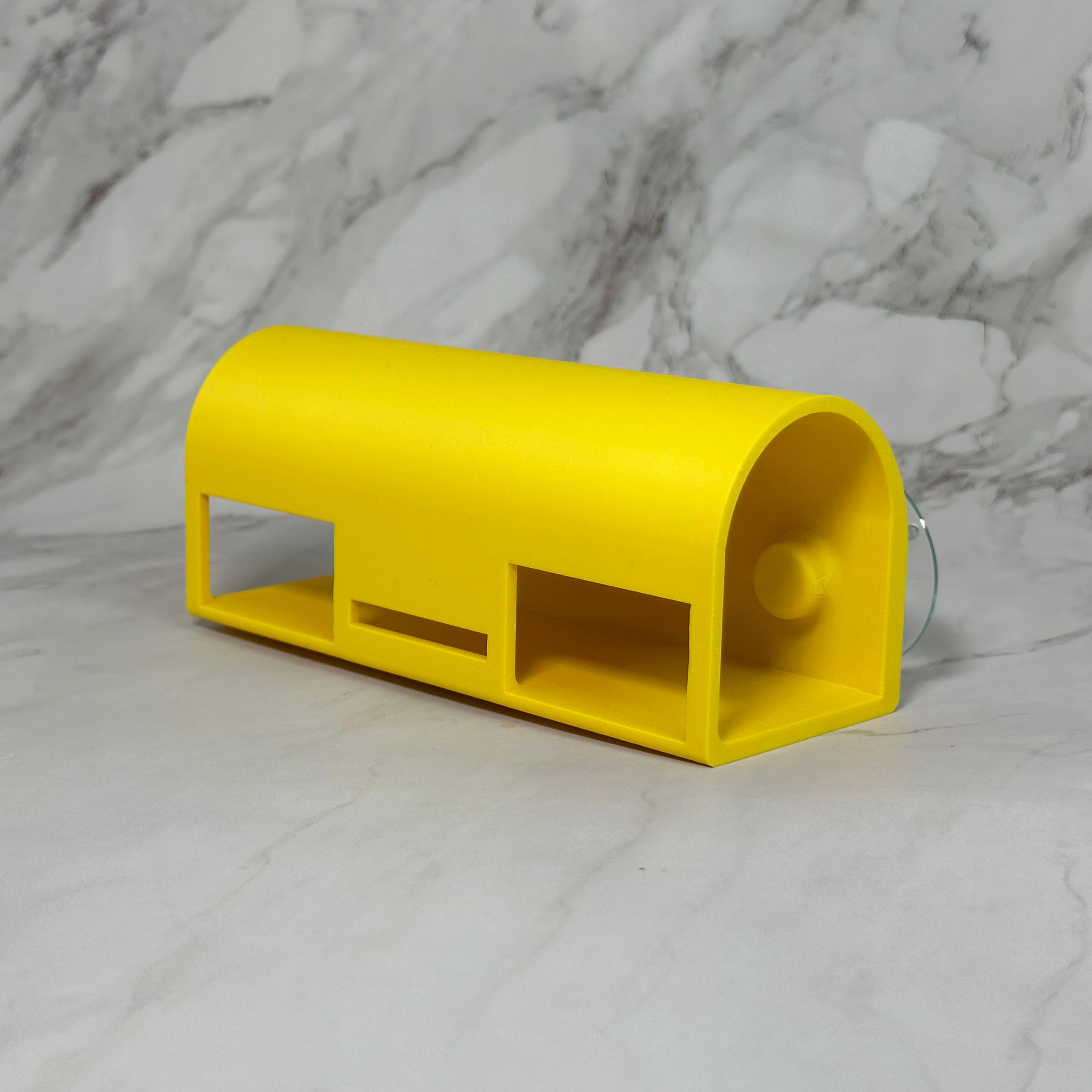 スカイハウス トカゲ クレステッドゲッコー バックアップ隠れ家 プラスチック 爬虫類 吸盤 クレステッドゲッコー ピグミー パステルブルー