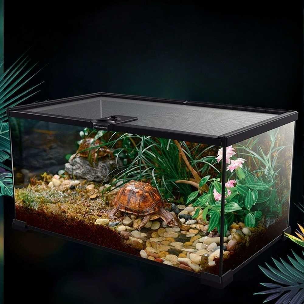 トカゲ飼育ケージセット 爬虫類隠れ家 りんごの木 デコレーション