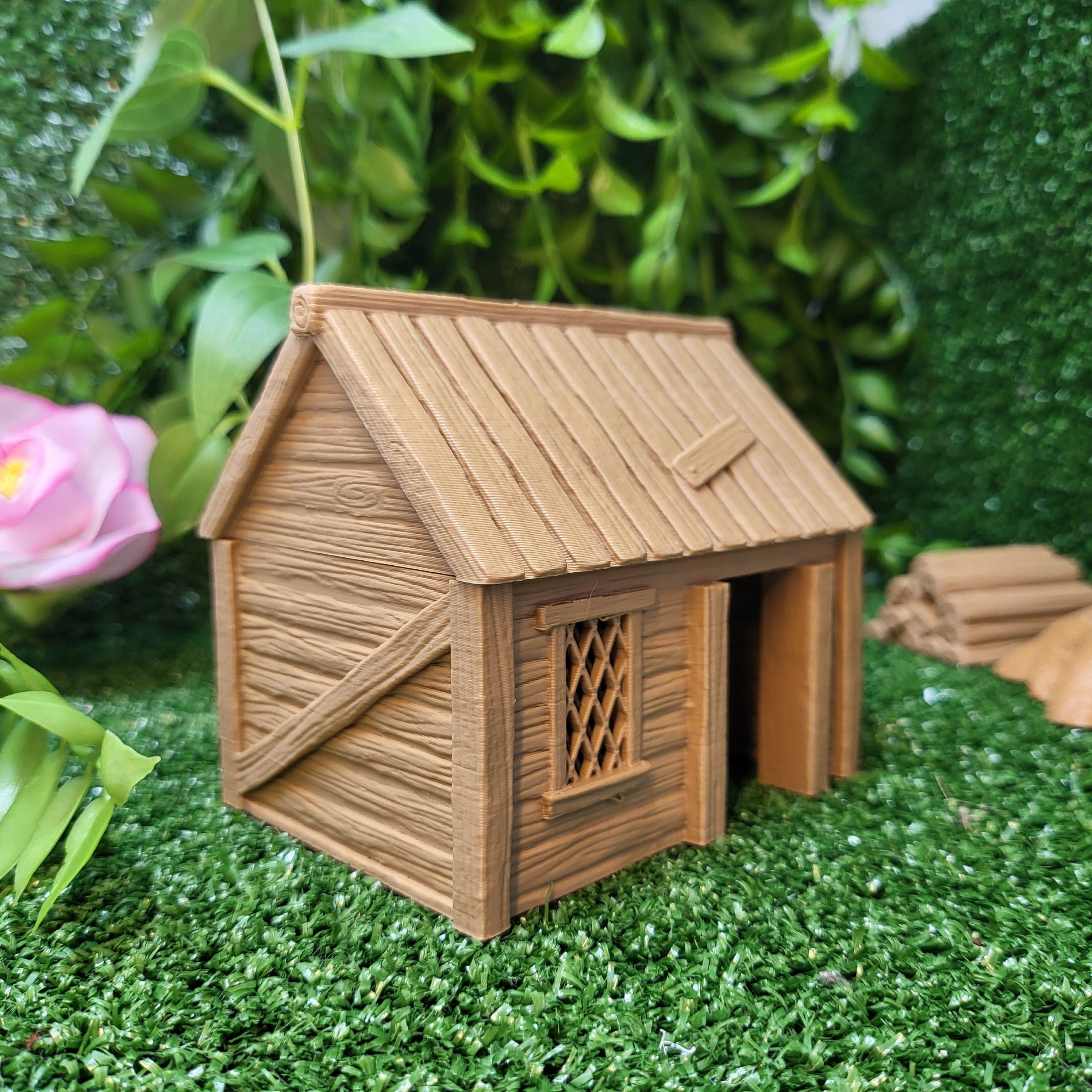 リゼペット クレステッドゲッコー・トカゲ・爬虫類用 森林のコテージ隠れ家