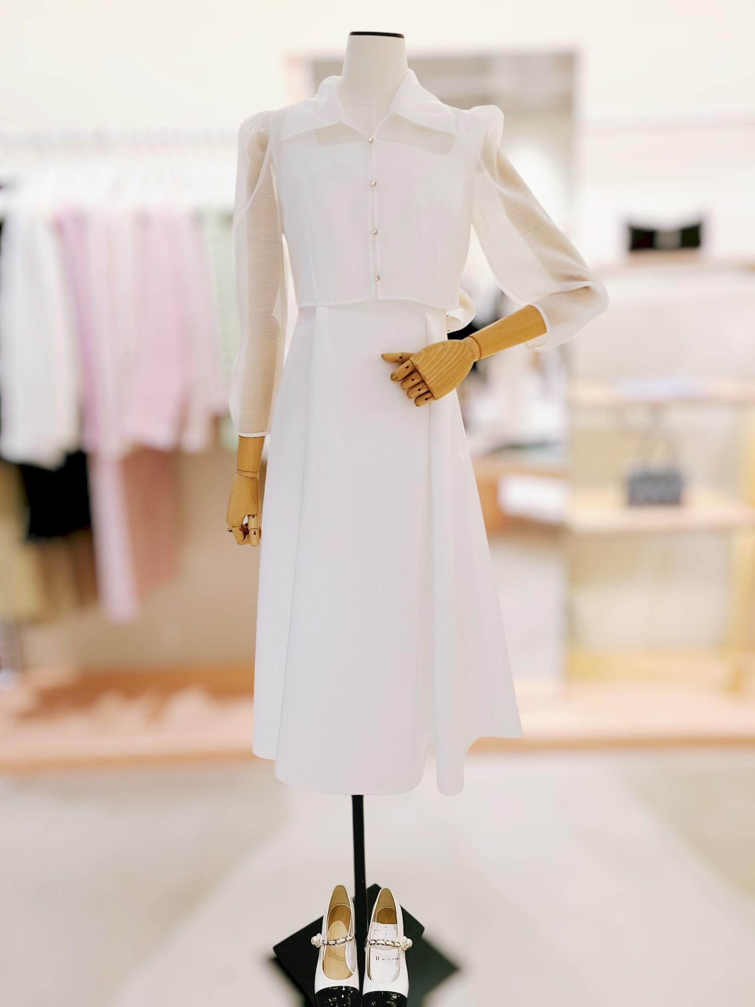 イットミシャ ツーインワン ジュエリーボタン ワンピース ITP4YOP780