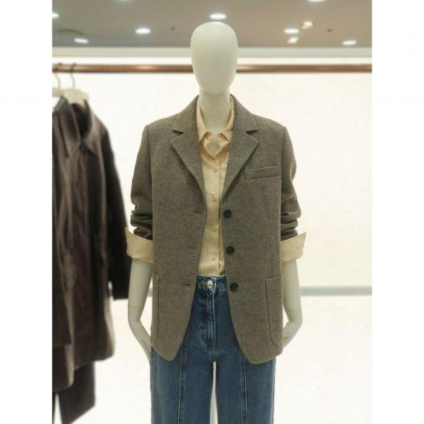 CC Collect アルパカウール混 3ボタンジャケット E254MSF133
