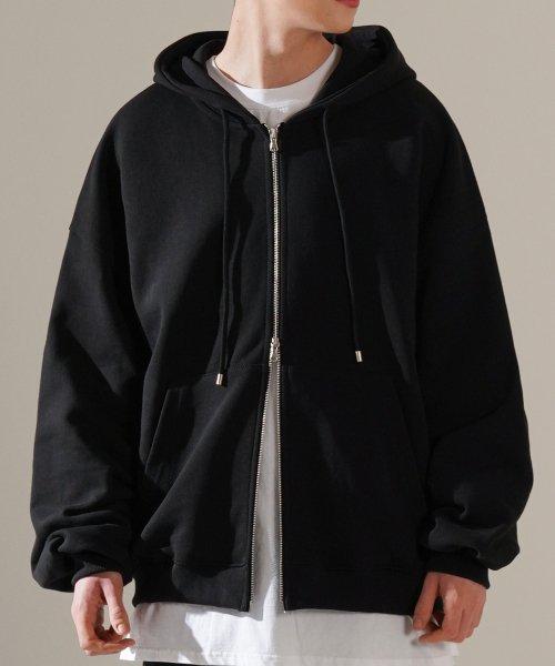 [パーステップ] マウントアップ ヘビー フードジップアップ クロ [ブラック] JUHD4468 2213172
