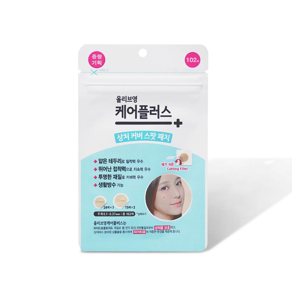 Oliveyoung Careplus 傷カバー スポット パッチ 102枚, 1個