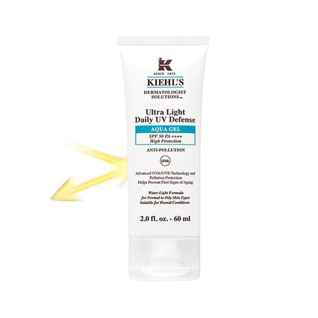 Kiehl's ウルトラ ライト デイリー UV ディフェンス アクア ジェル 60ml(SPF50), 1個