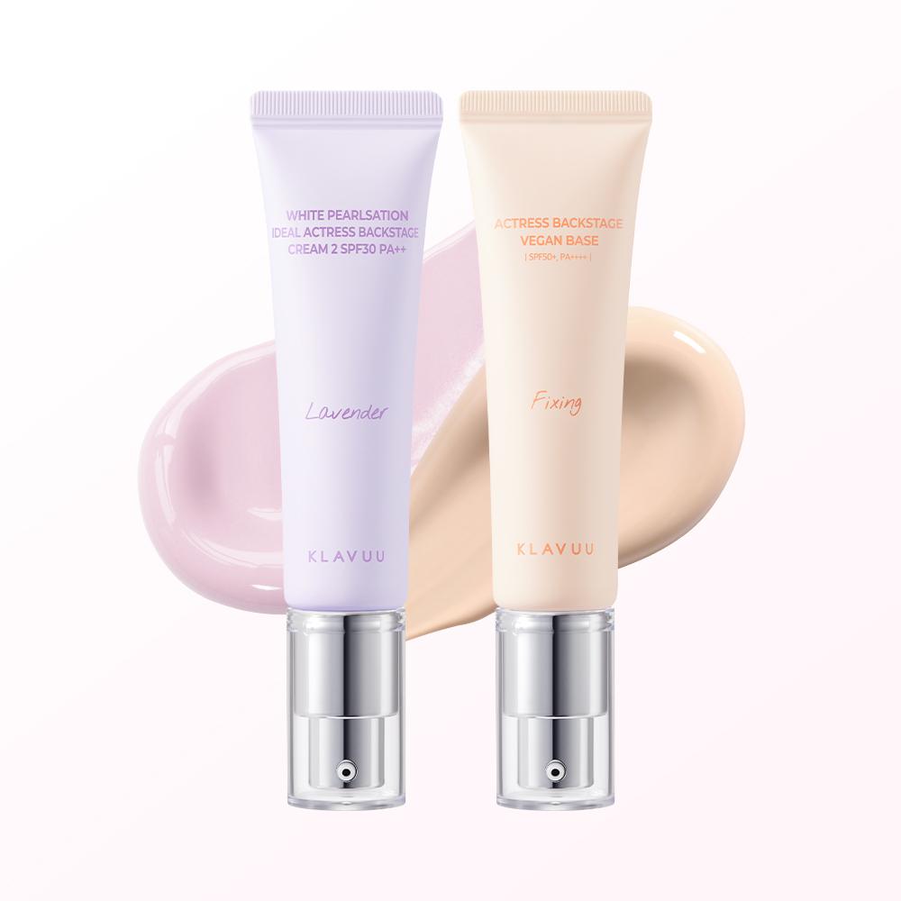 [NAVER限定]クラビュー ヴィーガン フィクシング ブースティング トーンアップ メイクアップベース + ブースティングクリーム セット