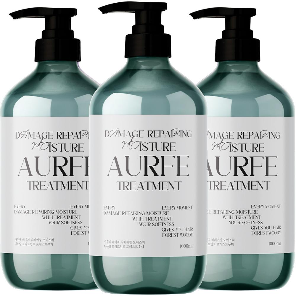 2+1 AUPE Hair Treatment 1L フォレストウッディ 大容量 ダメージ 髪質改善 ヘアパック