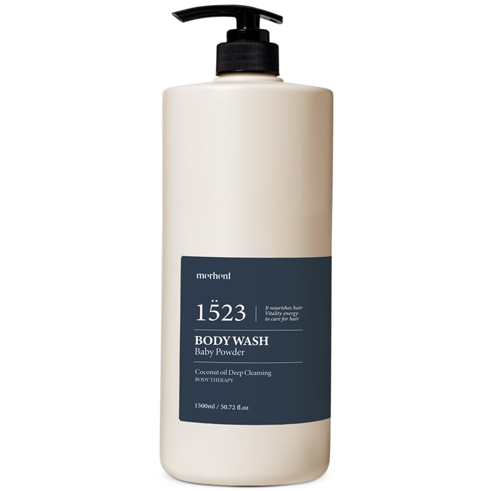 メルヘンティ ココナッツオイル ディープクレンジング ボディウォッシュ ベビーパウダーの香り, 1.5L, 1個