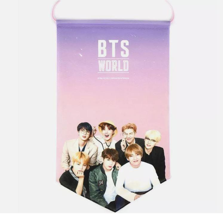 (BTS フラッグ) BTS WORLD GAME OFFICIAL GOODS FLAG
