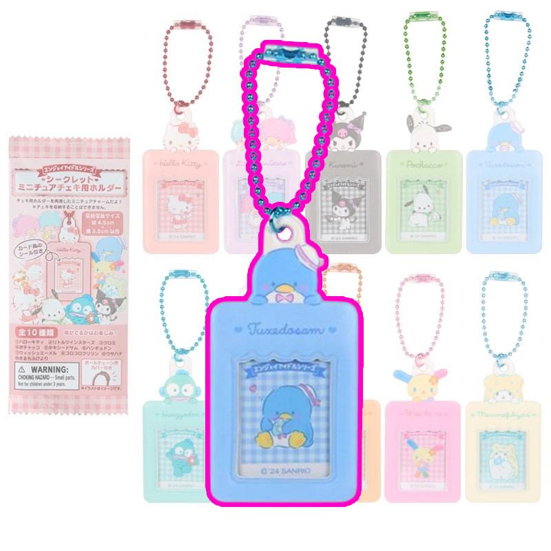 サンリオ タキシードサム キャラクター エンジョイ アイドル シークレット ミニチュア チェキ フォトカード ホルダー A / 証明写真