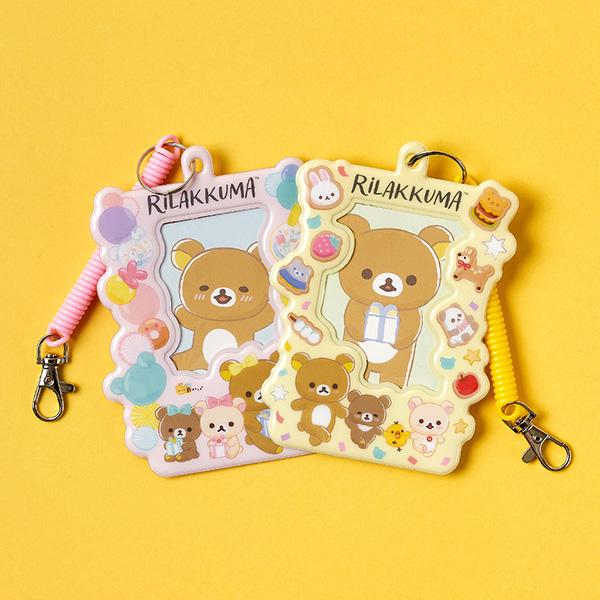 リラックマ フォトカードホルダー ポカホルダー キーリング 2種 アニメ TVマンガ