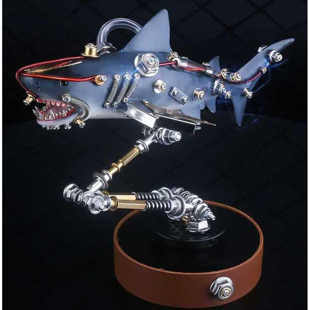 フィギュア 恐竜 サメ 大人 小物 3D 金属 夫 甲冑 ギフト