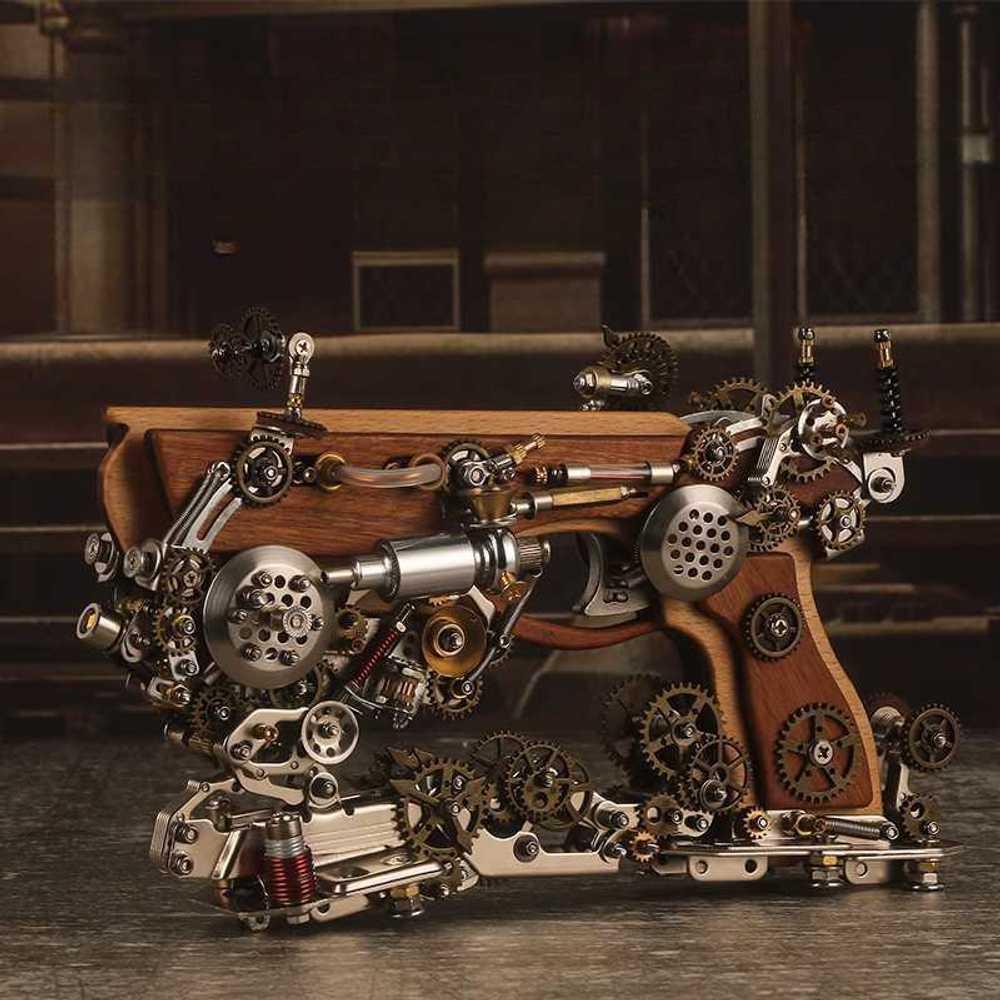 拳銃 装飾 キダルト 3D 大人 金属組立おもちゃ インテリア