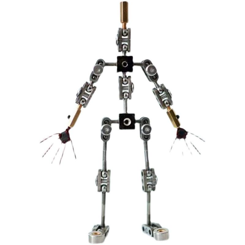 ストップモーション関節人形 骨フィギュア アニメ撮影用