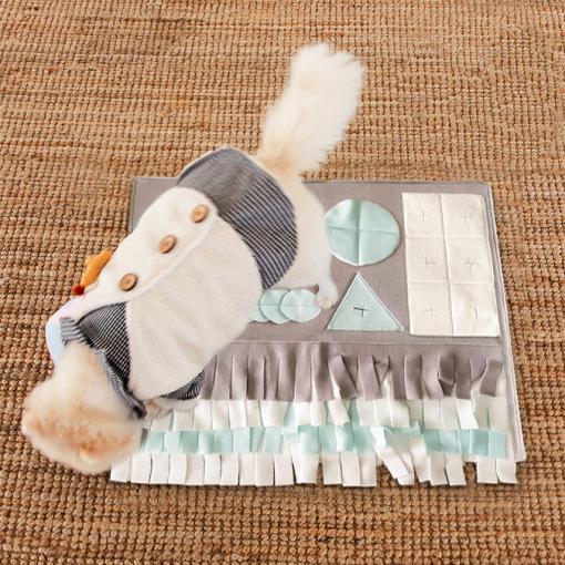 ベルバード 時間を忘れる 犬用ノーズワークマット S グレー