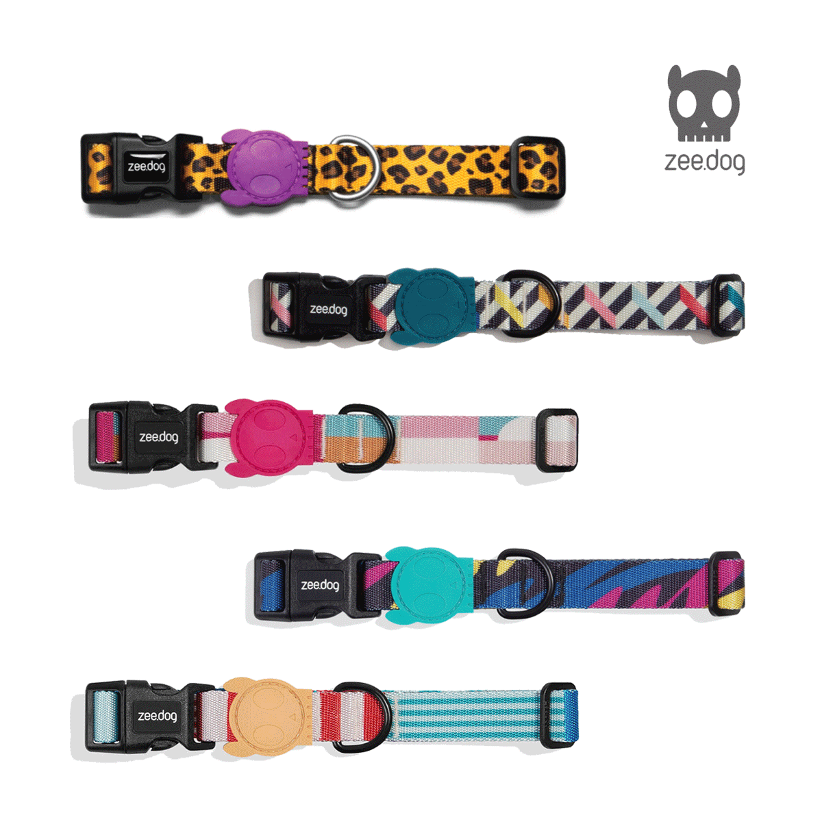 zeedog 지독 犬用リード スカル