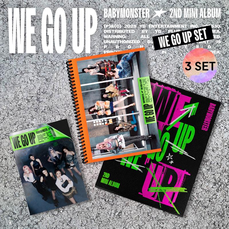 [3種 SET] BABYMONSTER アルバム - BABYMONSTER ミニ2集 WE GO UP