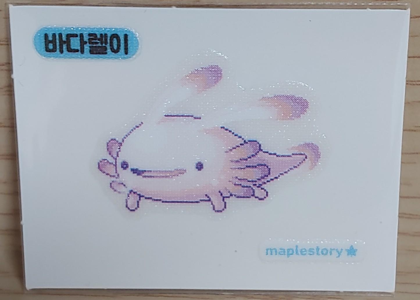 メープルパン 띠부씰 バダレリ メイプル 띠부씰