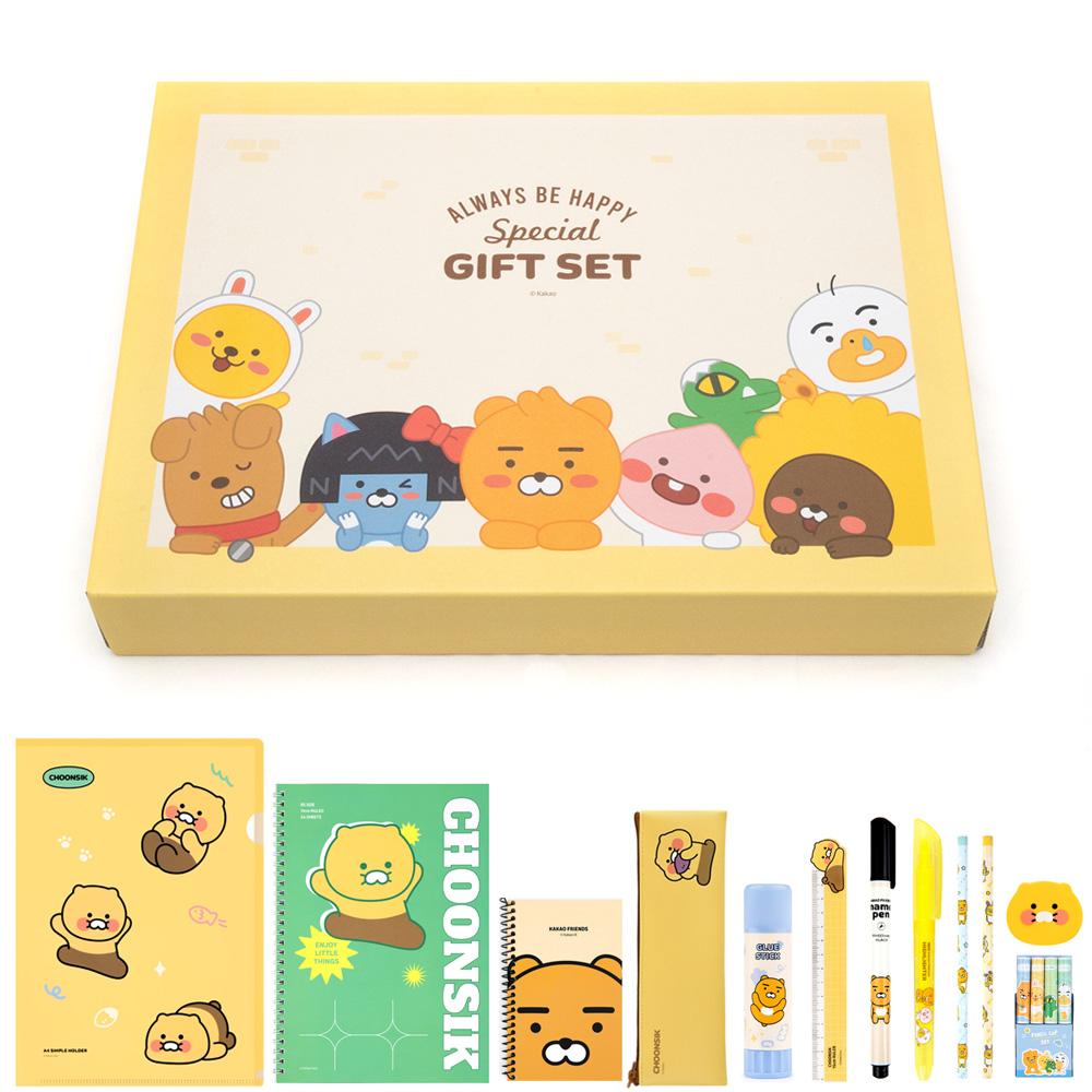 カカオフレンズ 充実 文具セット1 チュンシギ