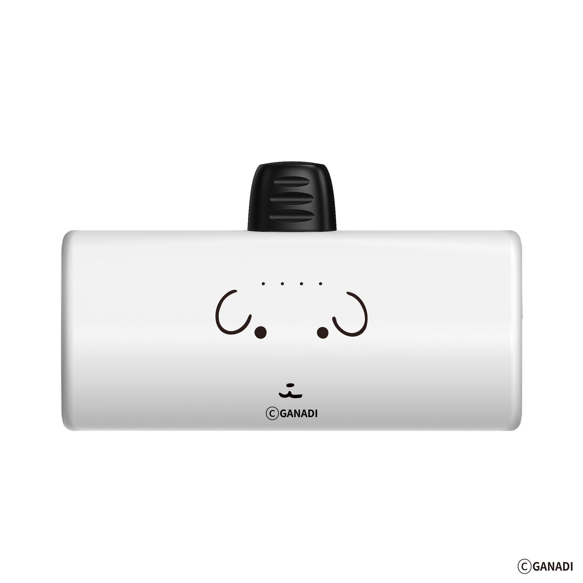 MoranKano GANADI ドッキング モバイルバッテリー 一体型 5000mAh Cタイプ 8pin 5000mAh