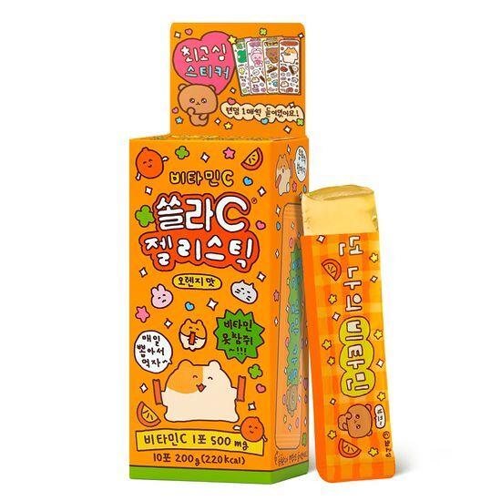 [オリーブヤング限定] 高麗恩團 チェゴシム ビタミンC 太陽C ジェリスティック 10包 (10日分)