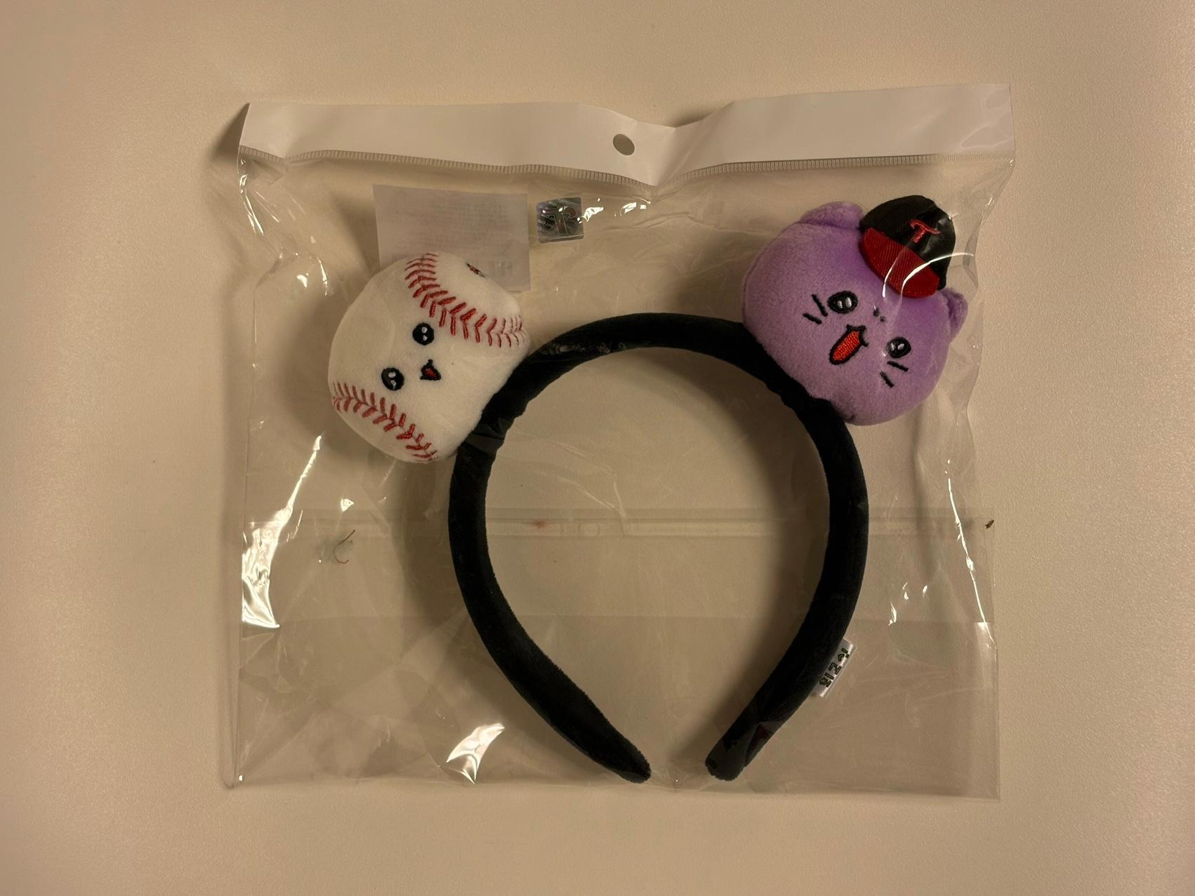 LG Twins × チェゴシム コラボ ヘッドバンド、ぬいぐるみヘアバンド