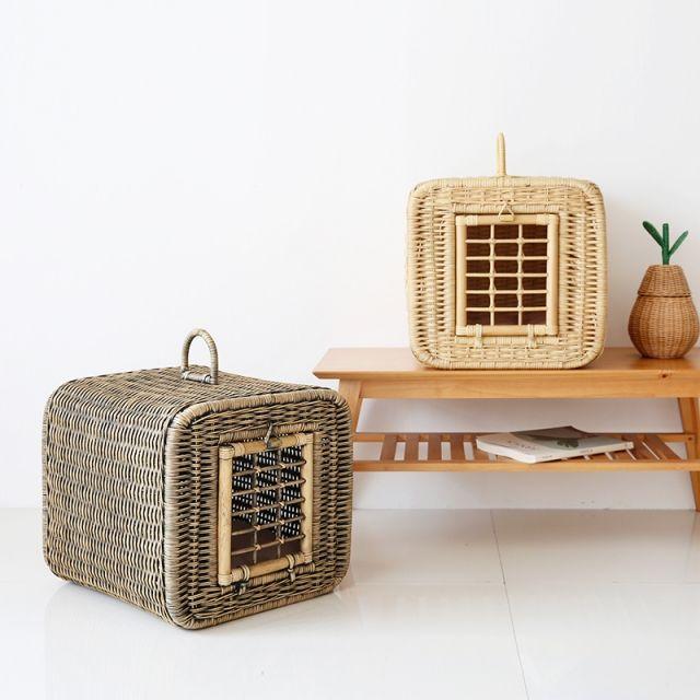 イソプム ラタンキャリー ペットキャリー