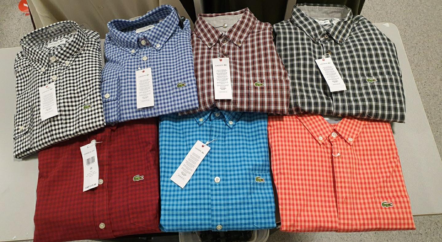 ラコステ メンズ オックスフォードシャツ CH0061