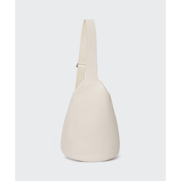 무신사스탠다드 신세틱 레더 미니멀 슬링백 크림 1629055