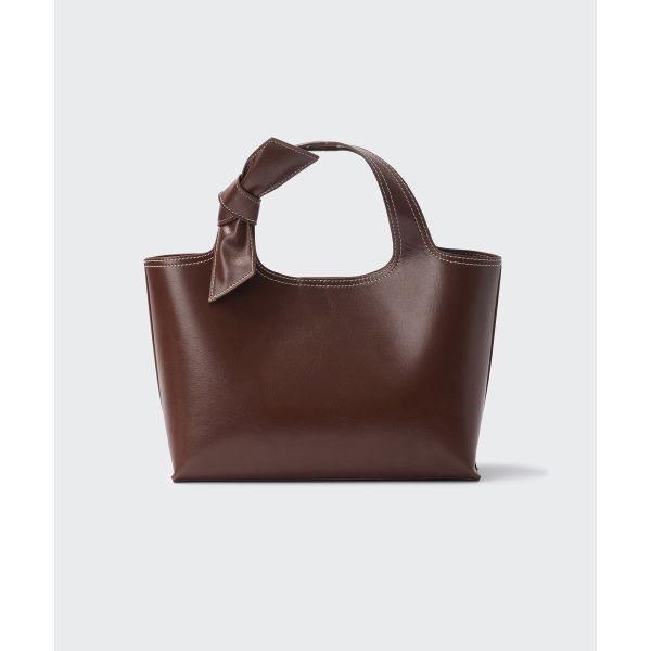 MUSINSA STANDARD ウーマンズ ボウ バスケット トートバッグ ブラウン 1665261