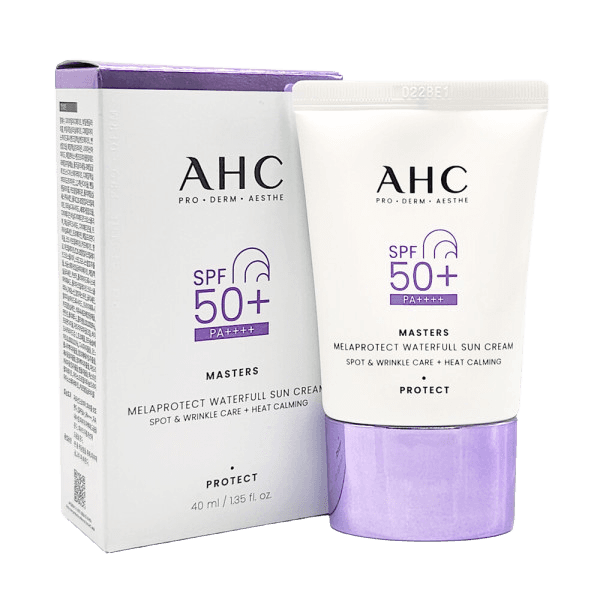 AHC マスターズ メラプロテクト ウォーターフル サンクリーム 40ml (SPF50+), 2個