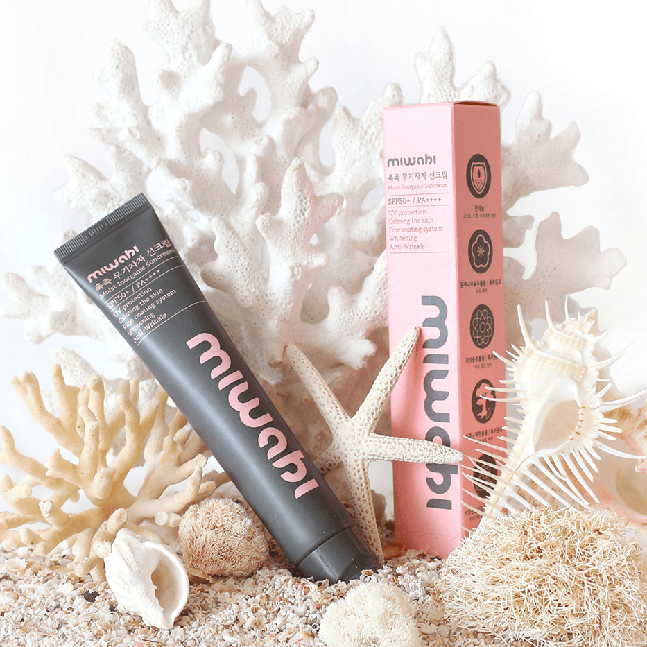 MIWABI（ミワビ）ノンケミカルサンクリーム（無機遮断） 目にしみにくい 白浮きなし ファンデーションフリー トーンアップ サンクリーム SPF50+ PA++++