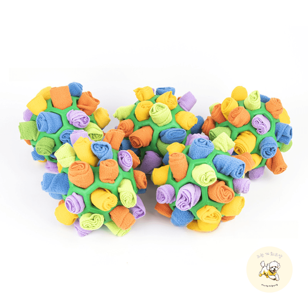 犬用 ノーズワークトイ ノーズワークボール クンクンラバーボール