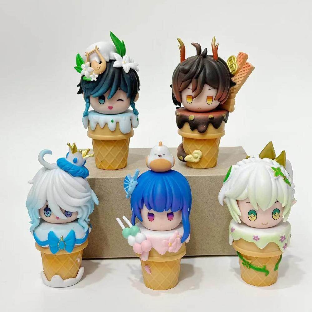 原神 アイスクリームコーン ミニフィギュア 5人 セット