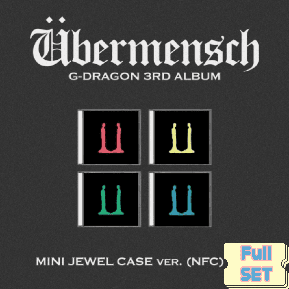[4種セット] G-DRAGON [Ubermensch] MINI JEWEL ウーバーメンシュ NFC BIGBANG