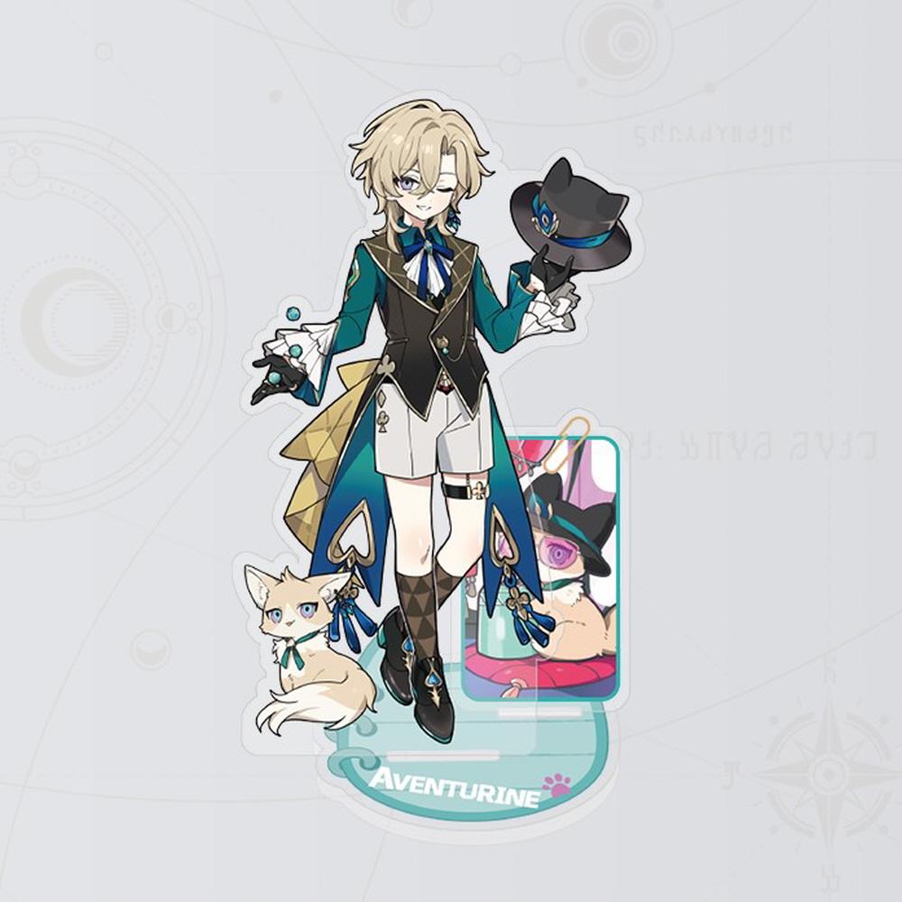 崩壊：スターレイル グッズ 小さな猫シリーズ アクリルスタンド アベンチュリン