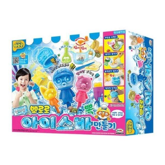 ミミワールド ママとポロロ アイスキャンディー作り