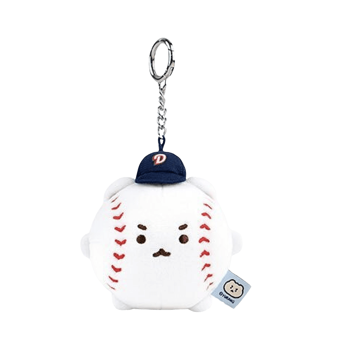 斗山ベアーズ x マンゴルジンゴム 野球ボール ミニぬいぐるみキーホルダー