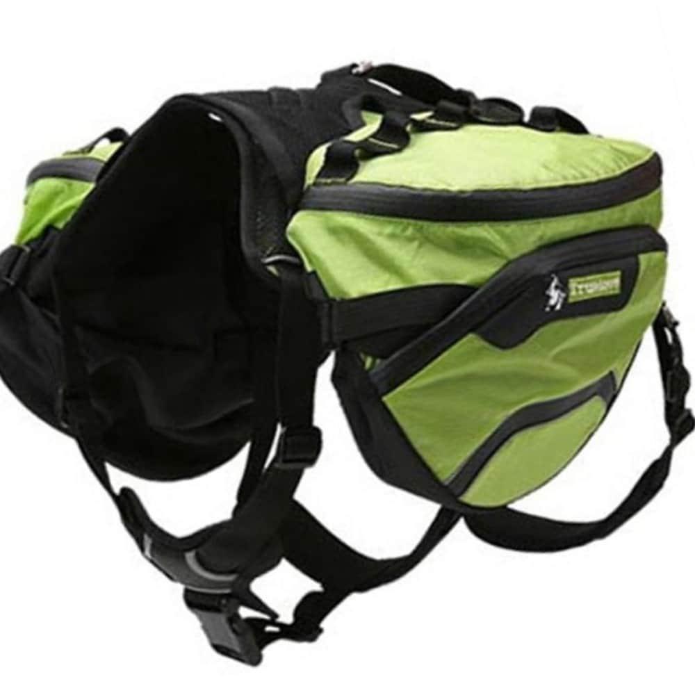 アウトドア バックパック グリーン M 犬用ハーネス ペットキャリー 雑貨