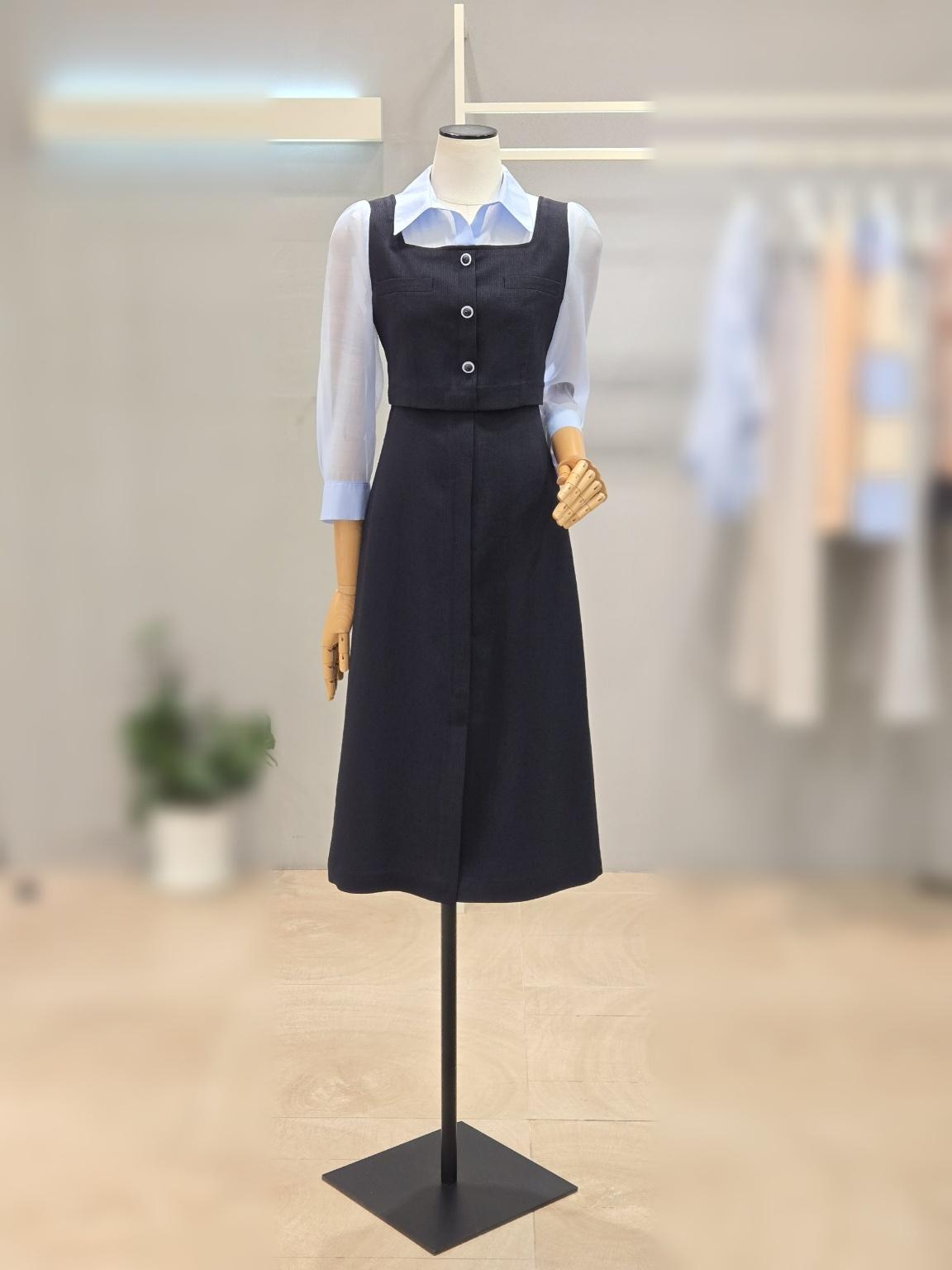 IT'M SHES ティアード シャツワンピース ITQ4WOP420