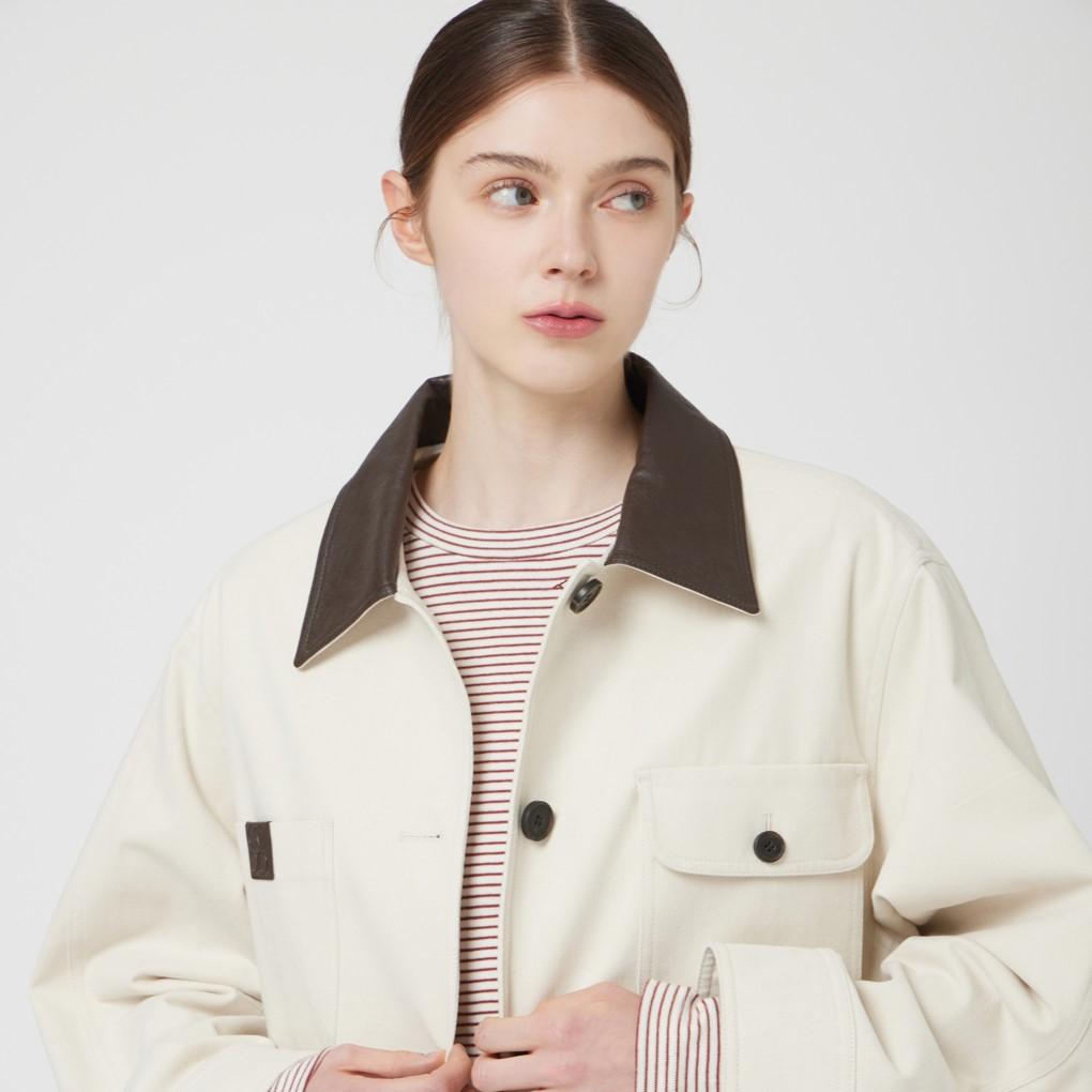 CC COLLECT レザーカラー ワークジャケット C253MSJ002