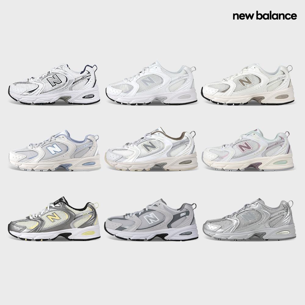 New Balance 530 スニーカー Steel Grey Silver White Beige Dot
