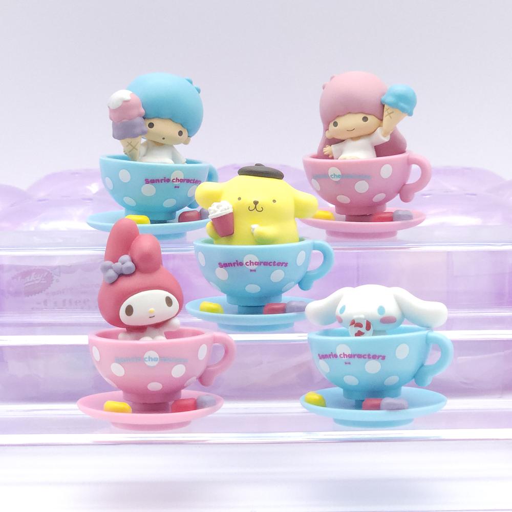 Sanrio キャラクター コーヒーカップ第2弾 カプセルトイ ガチャ ポムポムプリン マイメロディ シナモロール リトルツインスターズ キキ ララ