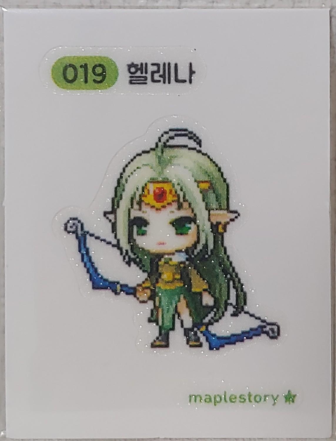 メイプルパン 띠부씰 ヘレナ 019 メイプル 띠부씰