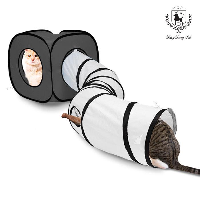 딩동펫 猫 キューブ トンネルハウス