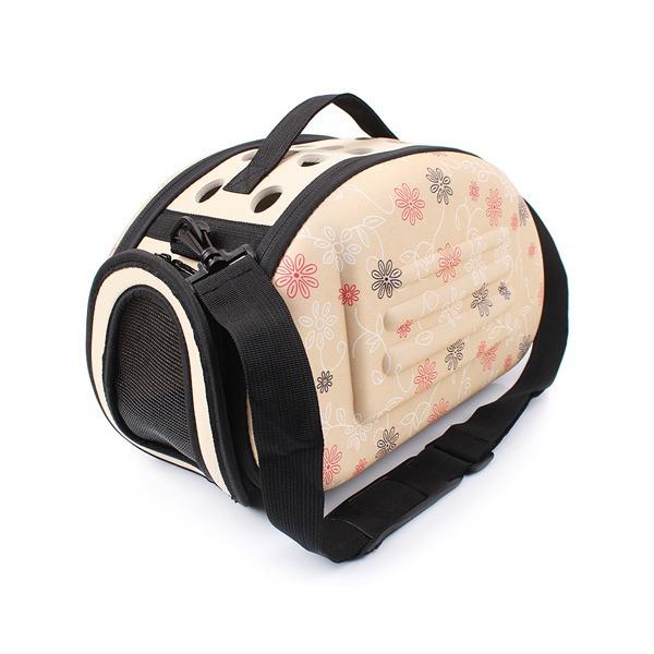エコーベル EVA ペットキャリー 大型ベージュ 犬用バッグ ペット移動用ケージ 犬用バッグ