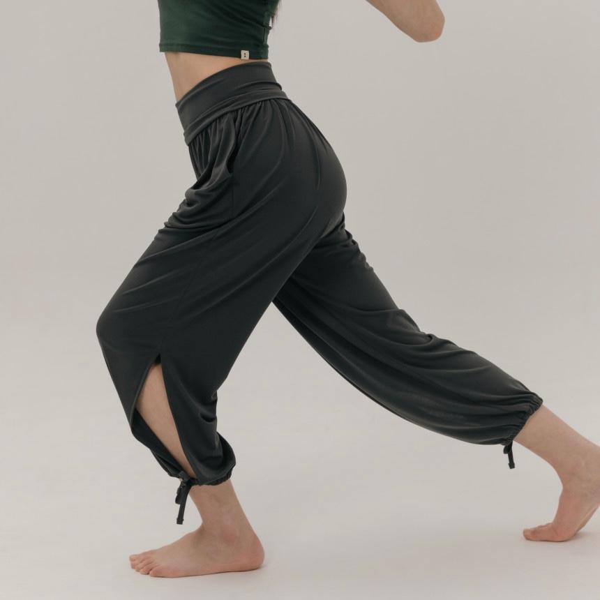 [소함소함] ストリング ワイド ヨガ ハーレムパンツ