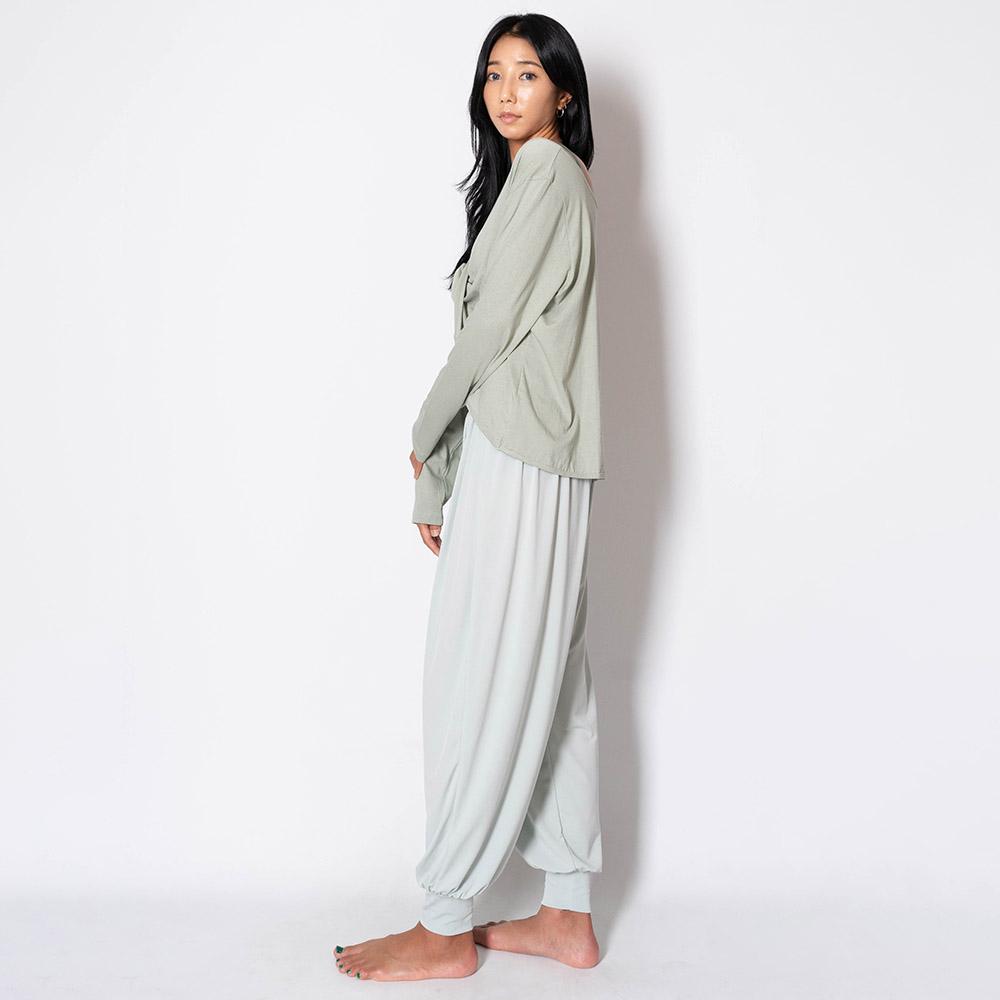 [yoosual] ユージュアル 夏 ヨガパンツ クール ハーレム ジョガーパンツ アラジンパンツ ヨガウェア ボトムス