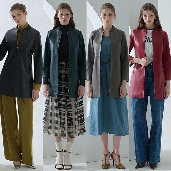 Hestige 25年 プレミアム レディース 天然 羊革 コート