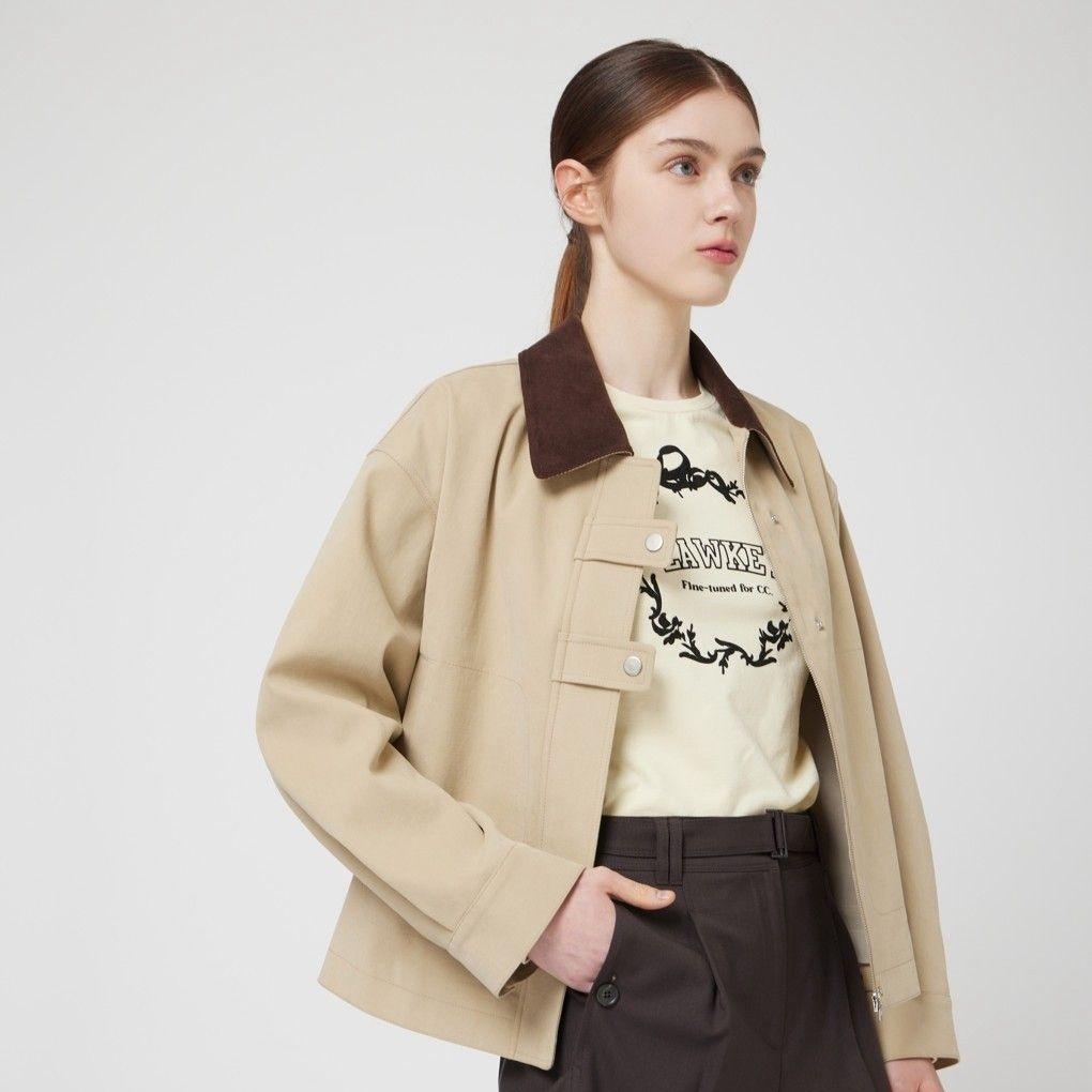 CC COLLECT コーデュロイ クロップド ワークジャケット C253MSJ001