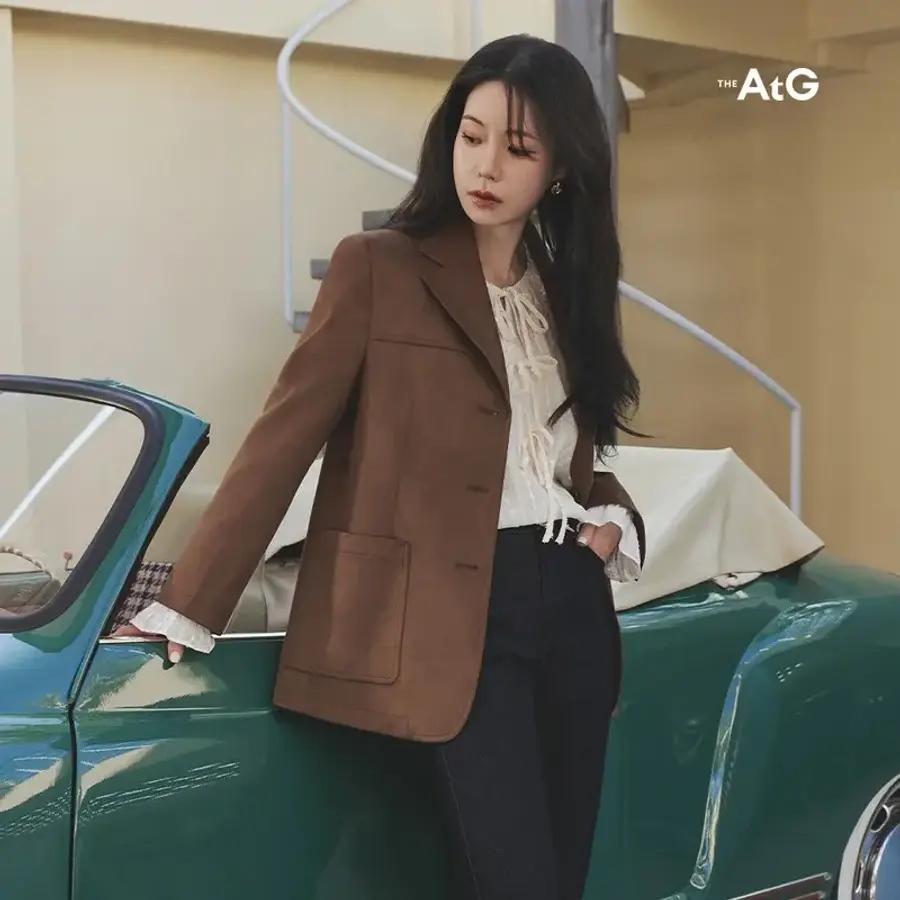 THE EDIT 25FW FAUX スエードジャケット h 412110 55